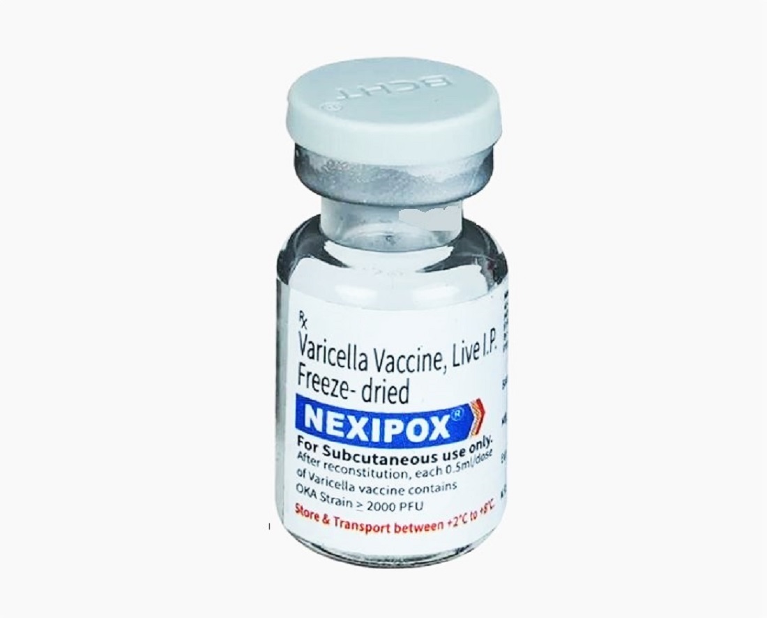 Nexipox Vaccine - Varicella Vaccine (Live) Attenuated 2000pfu Injection | Liquid Form, Active Immunization For Chickenpox In Individuals 12 Months And Older, Refrigerate At 2-8°c