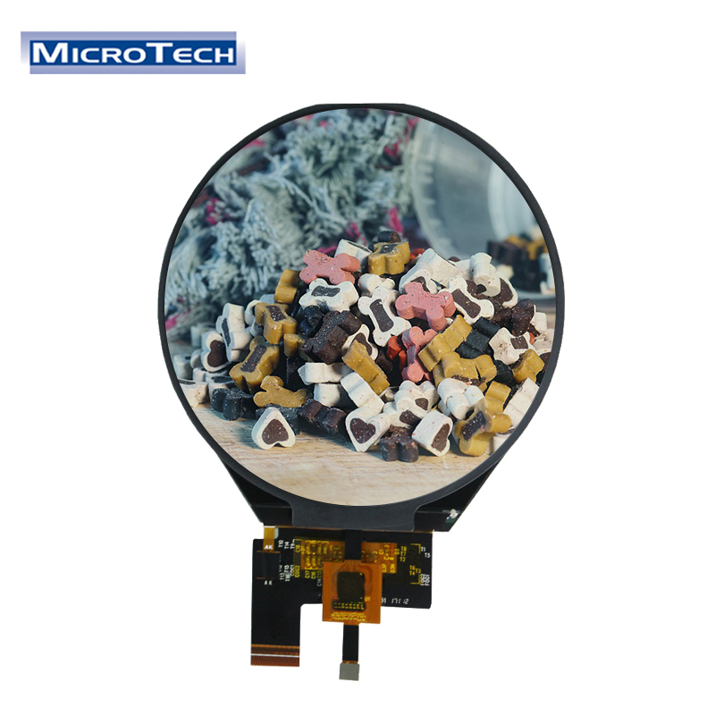 3.4" Circular Screen Lcd Display