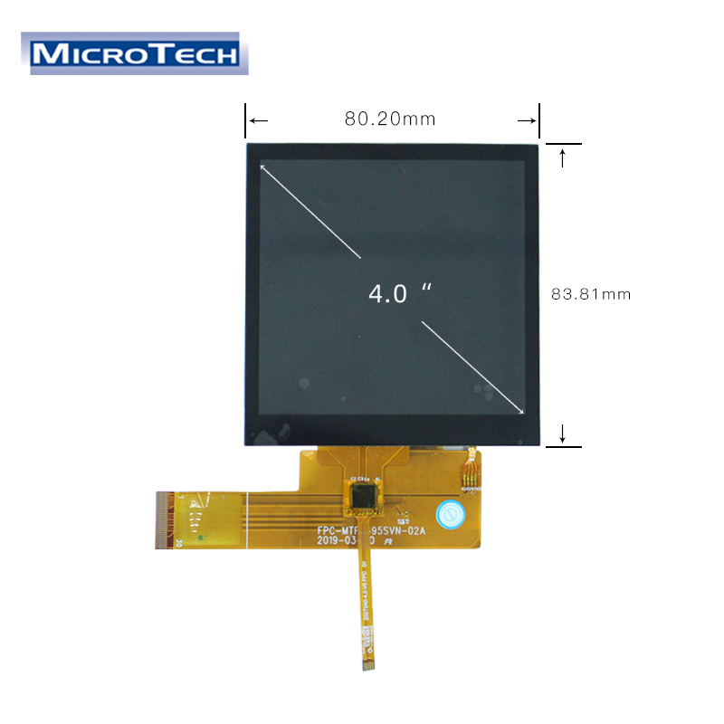 4.0 Inch Tft Lcd Screen For Smart Educational Toys - 480x480 Resolution, Capactive Touch Panel, Ic St7701s, -20c To 70c Operating Temp.