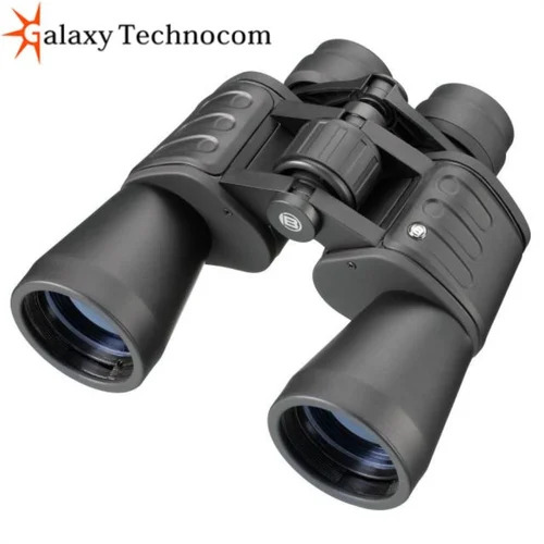 Bresser Binocular - Bk-7 Porro Prism, 10x Magnification, 50 Mm Objective Diameter, Coated Blue Optics | Lightweight With Carrying Nylon Bag, Lens Dust Covers And Cleaning Cloth