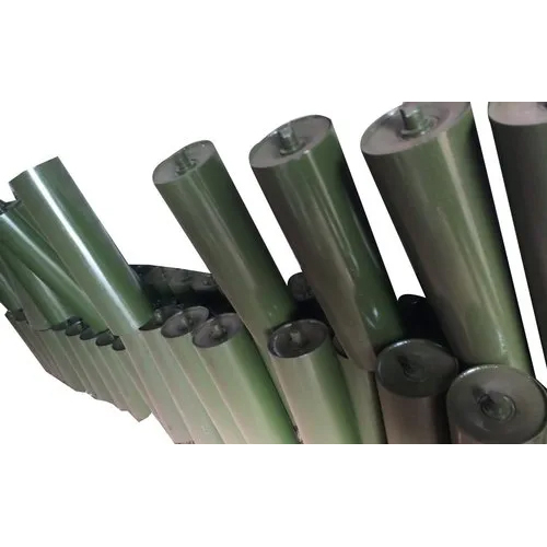 Mild Steel Impact Rollers - Color: Green