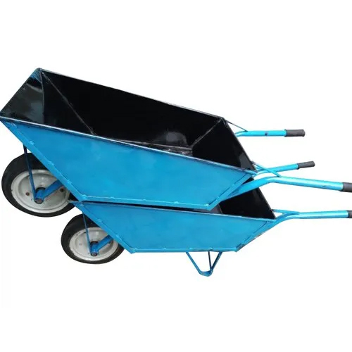 Single Wheel Trolley - Mild Steel, Various Sizes Available | Polished Surface, Durable Design for Industrial Use