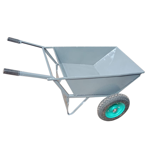 Double Wheel Barrow Trolley - Material: Mild Steel