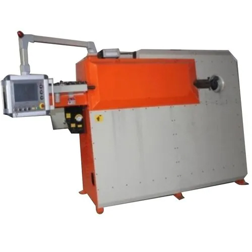 Automatic Stirrup Bending Machine - Mild Steel, 3500x1000x2150 Mm | 415v Voltage, 2500 Kg Weight, Red And Grey Color, High Precision Bending
