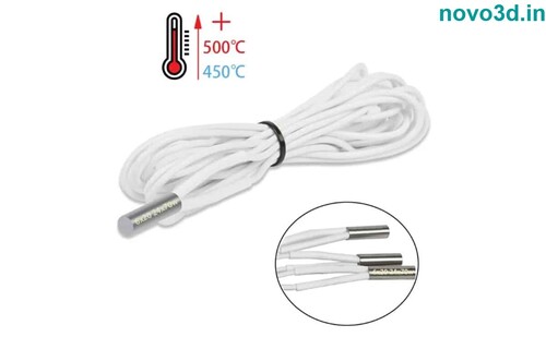 3डी प्रिंटर के लिए 100 सेमी केबल के साथ 24V 70W कारतूस हीटर 6x20 मिमी