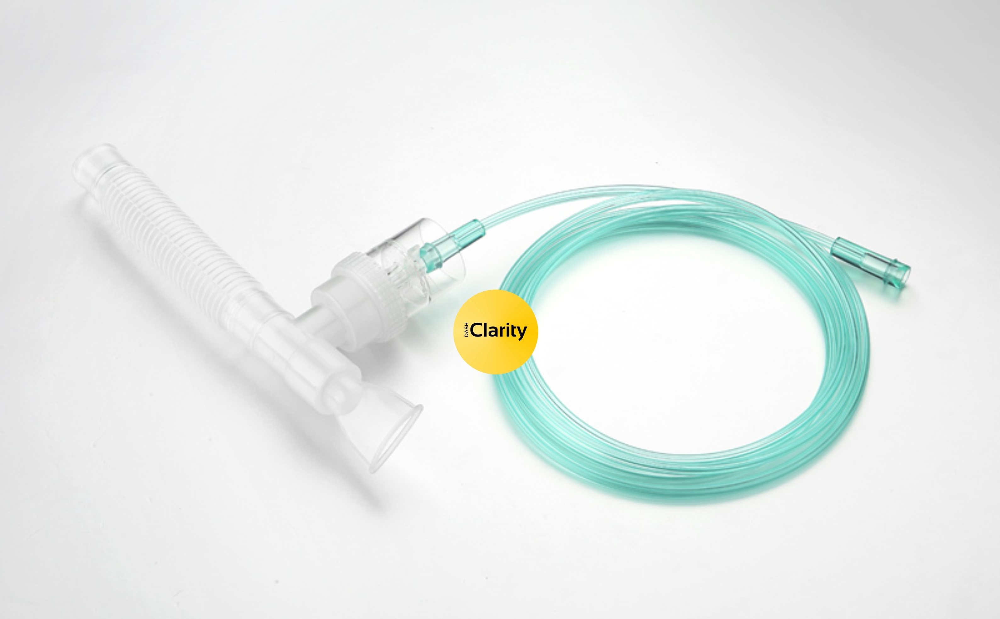Nebulizer T Mouthpiece Kit - Plastic Material, Transparent Design | Universal Compatibility, Ergonomic Comfort, Efficient Aerosolization