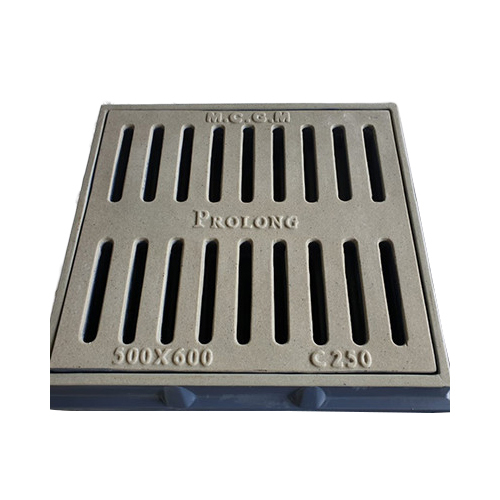 FRP Gully Manhole Cover - Square Shape, Galvanized Coating | Durable, Secure Locking Mechanism for Efficient Drainage Applications