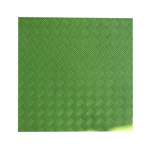 FRP Chequered Plate - Lightweight Fiber Reinforced Plastic, Various Sizes Available, Polished Green Finish, Anti-Slip Surface for High Traffic Areas