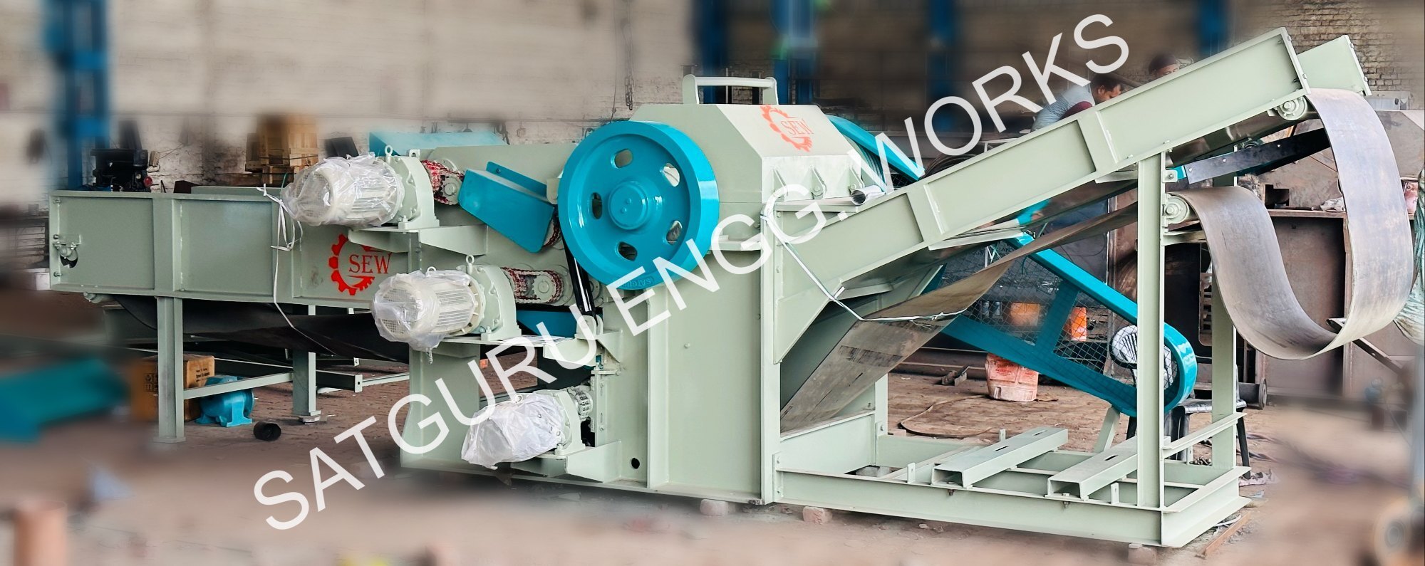 Wood Chipper Machine - Capacity: 10-30 Ton Per Hour T/hr