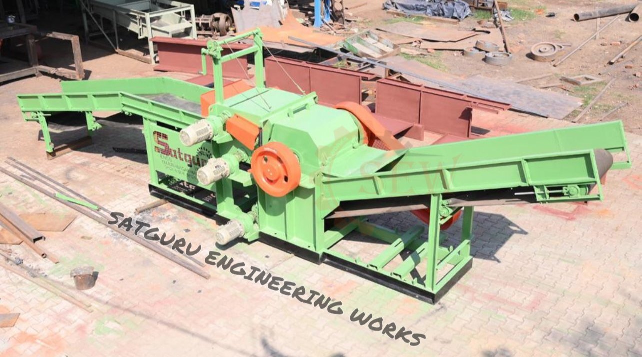 Wood Chipper Machine - Capacity: 10-30 Ton Per Hour T/hr