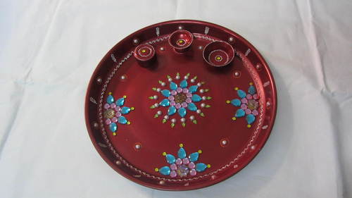 सजावटी आरती थाली