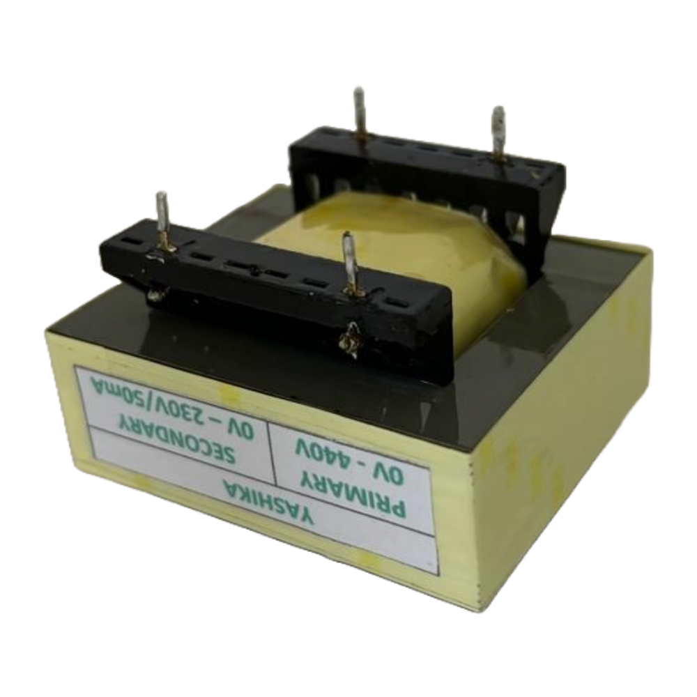 Pcb Mounted Ac Step Down Transformer - Copper Material, Single Phase, 2va To 200va, 230/415v Input Voltage, Air Cooled | Industrial Usage, Insulation Oil Voltage Booster