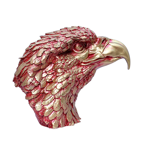 Face Eagle Red Gold - Height: 5 Centimeter (Cm)