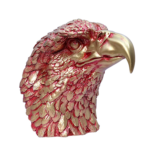 Face Eagle Red Gold - Height: 5 Centimeter (Cm)