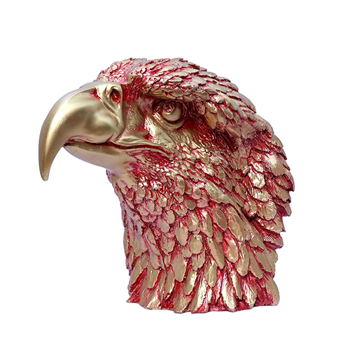 Face Eagle Red Gold - Height: 5 Centimeter (Cm)