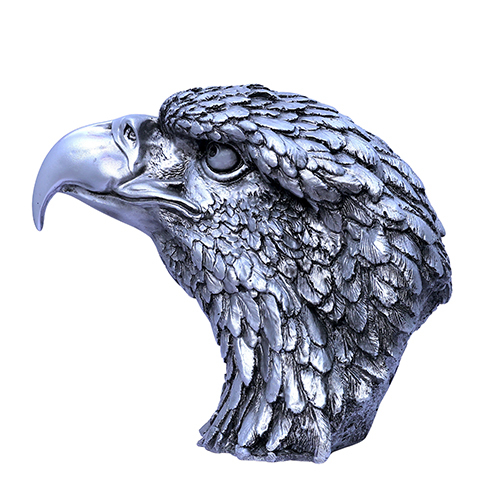 Face Eagle Silver Height: 5  Centimeter (Cm)
