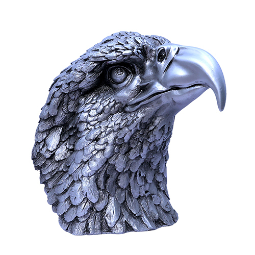 Face Eagle Silver Height: 5  Centimeter (Cm)