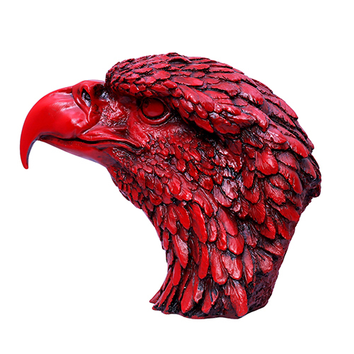 Face Eagle Red - Height: 5 Centimeter (Cm)