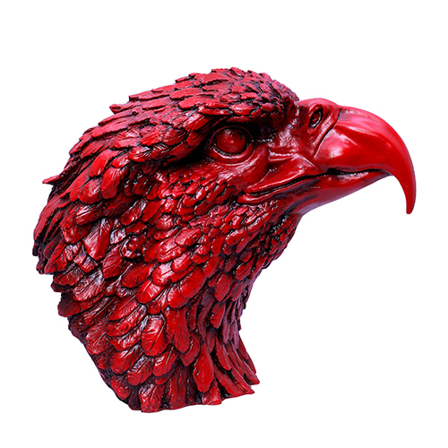 Face Eagle Red - Height: 5 Centimeter (Cm)