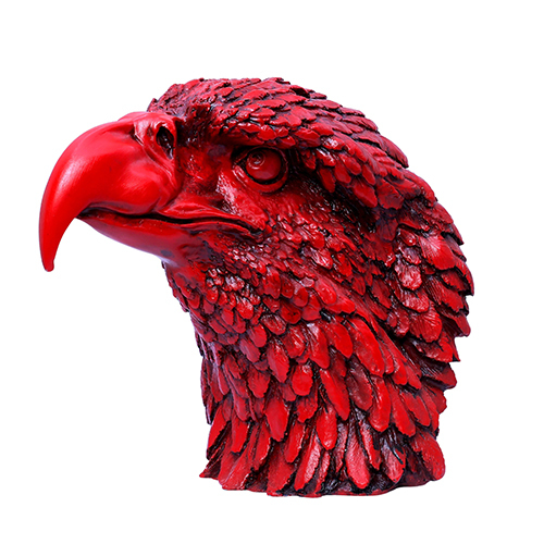 Face Eagle Red - Height: 5 Centimeter (Cm)