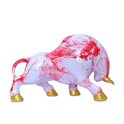 Bull Statue Shading Red Height: 5 Centimeter (Cm)