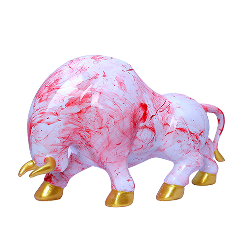 Bull Statue Shading Red Height: 5 Centimeter (Cm)