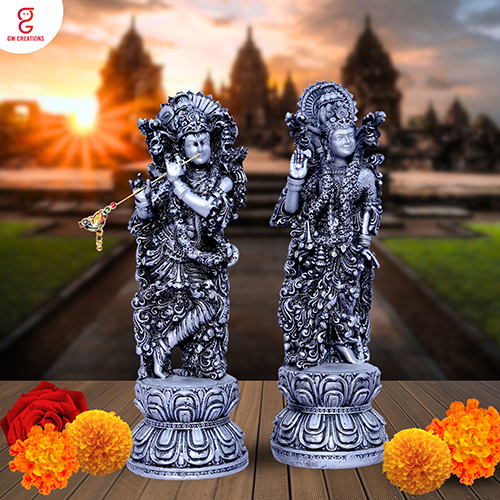 Radhe Krishna Grey Height: 5 Centimeter (Cm)