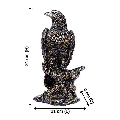 Mighty Eagle Black Height: 5 Centimeter (Cm)