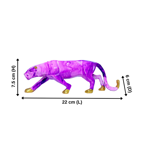 Standing Jaguar Purple - Height: 5 Centimeter (Cm)