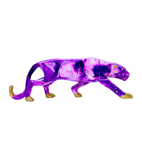 Standing Jaguar Purple - Height: 5 Centimeter (Cm)
