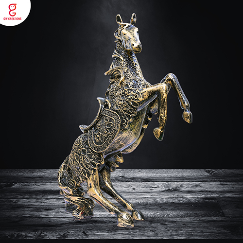 Antique Horse Big Brown Height: 5  Centimeter (Cm)