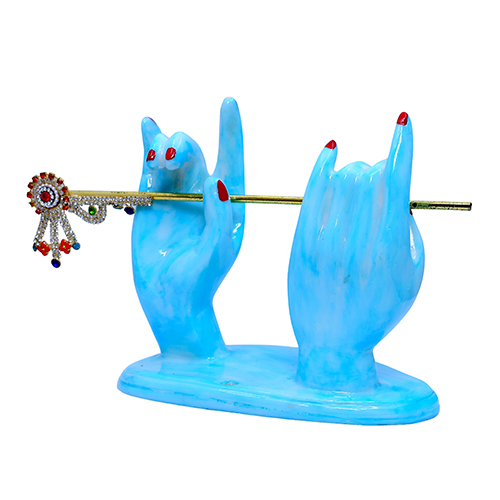 Krishna Hand Blue Height: 5 Centimeter (Cm)