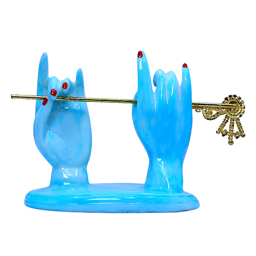Krishna Hand Blue Height: 5 Centimeter (Cm)