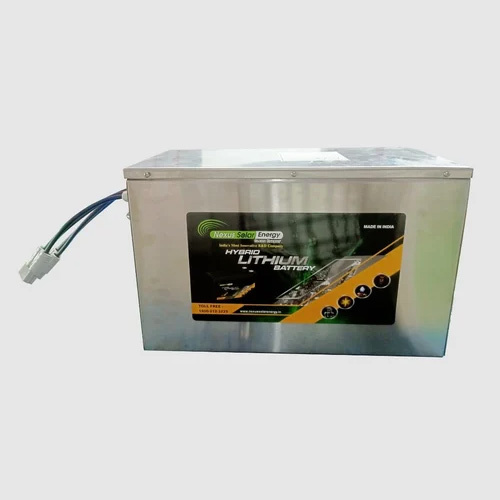 Solar Lithium Phosphate Battery - Color: White