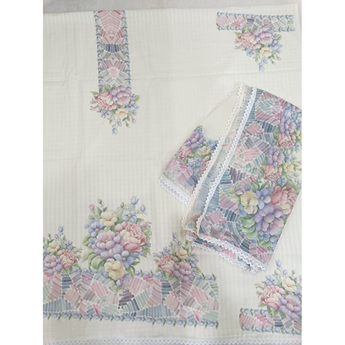Cotton Printed Unstitched Ladies Suit