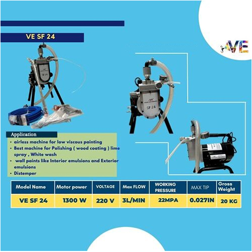 Airless Painting Machine Ve Sf 24 - Color: Blue