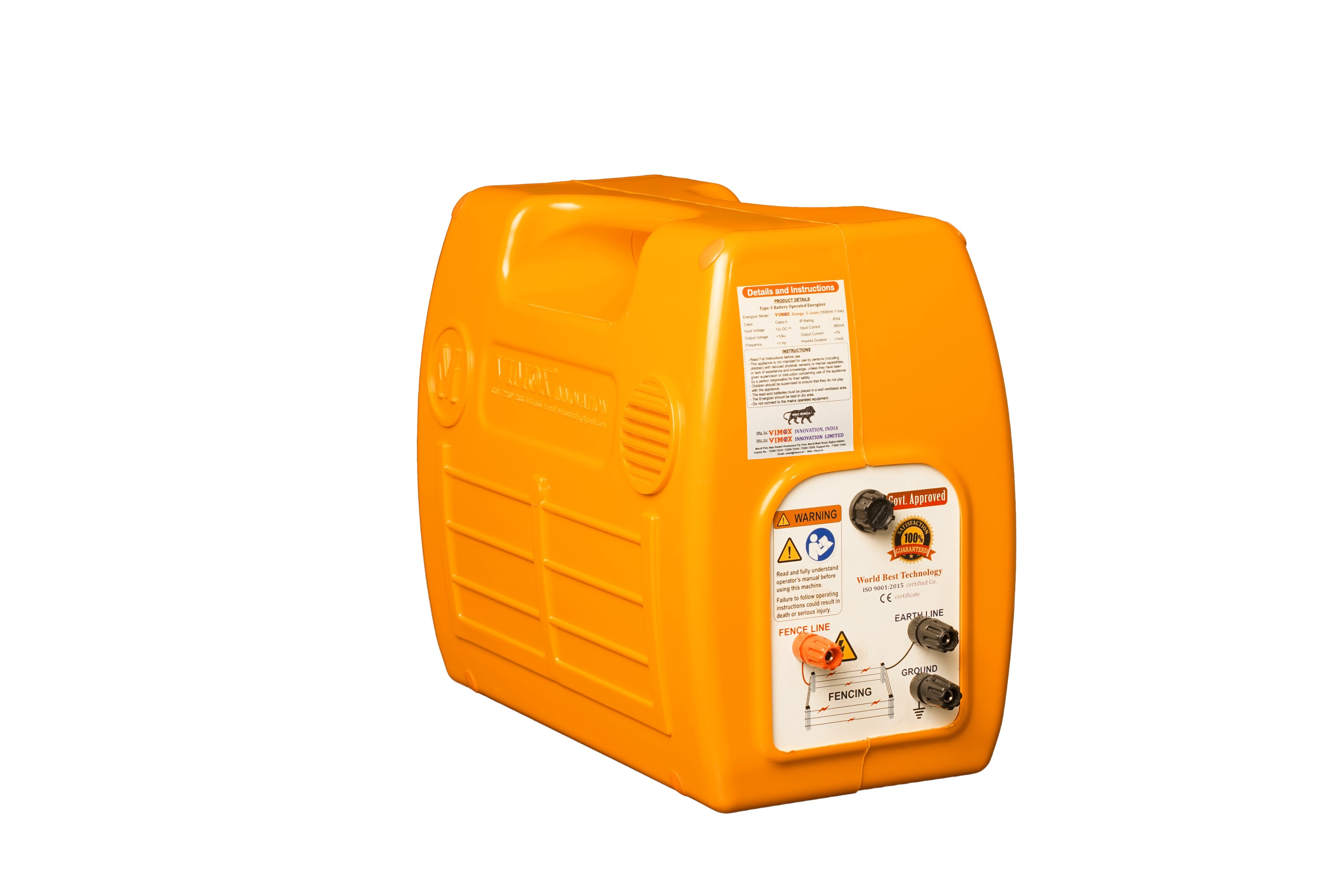 Solar Fence Zatka Machine - Cable Length: 1600 Meter (M)