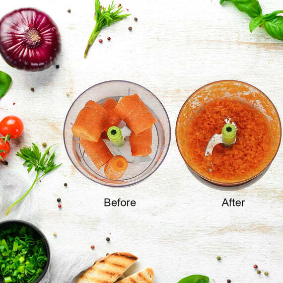 Manual Press Fruit & Vegetable Chopper