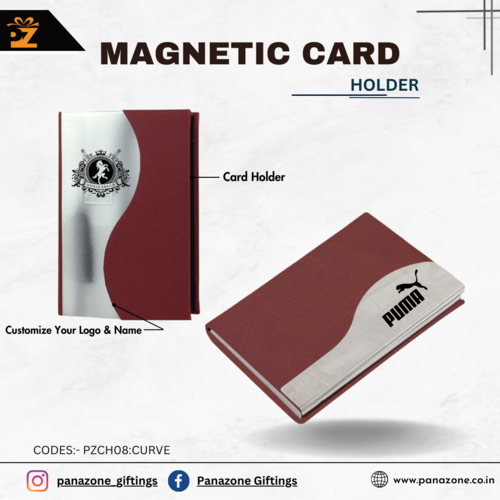 Premium Metal Stylish Executive Magnetic Card Holder - Usage: Durable Construction For Long-lasting Use