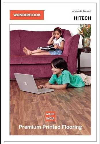 Wonder Floor - Premium Printed Flooring, Standard Size, Smooth Texture, Polished Surface Treatment, Ideal for Residential Use