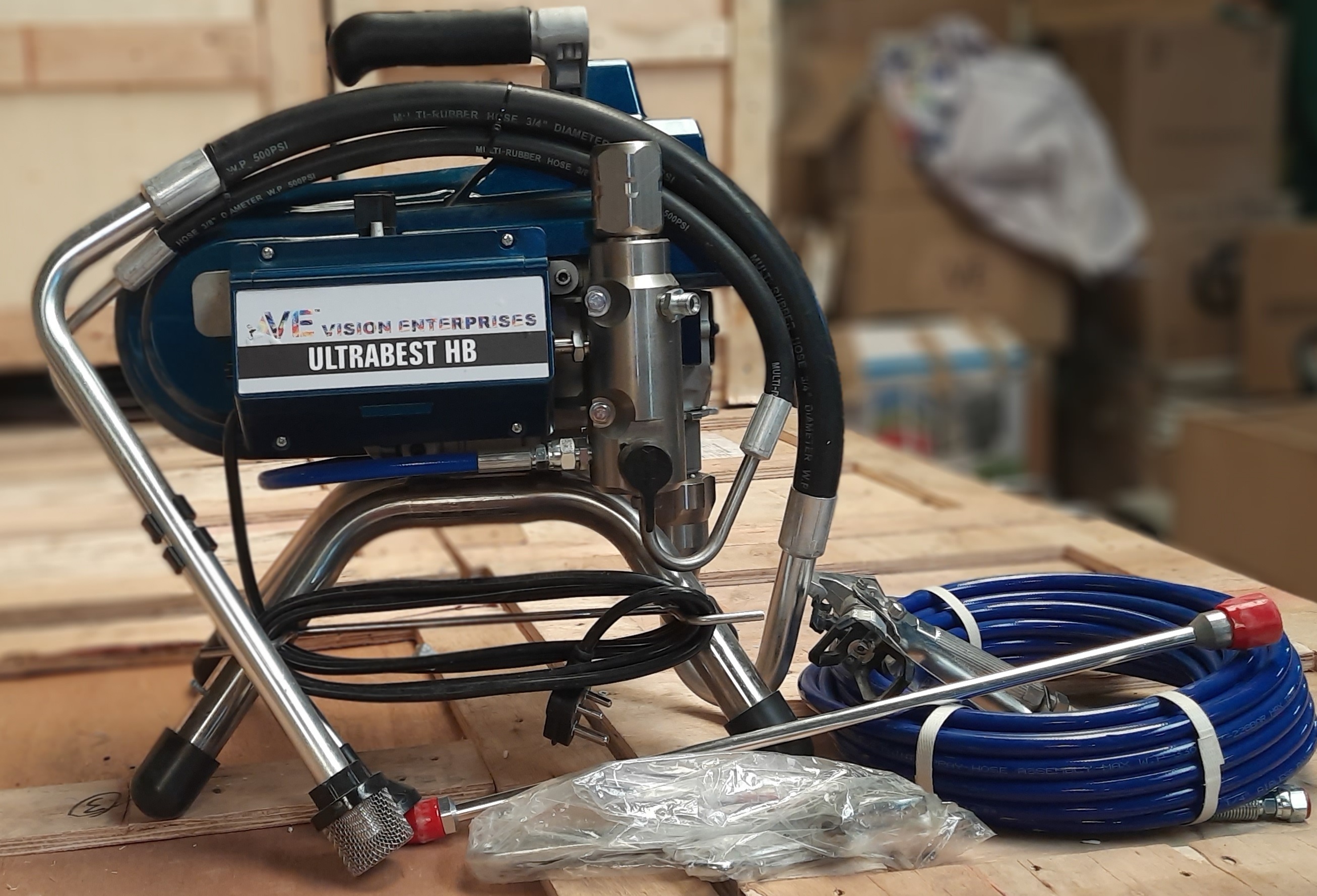 Airless Painting Machine Ub Hb - Color: Blue