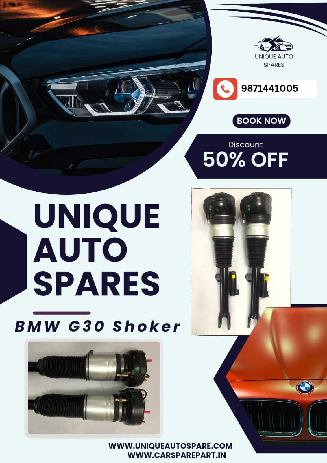 Bmw E60 Shockers Front - For Use In: Automobile Industry