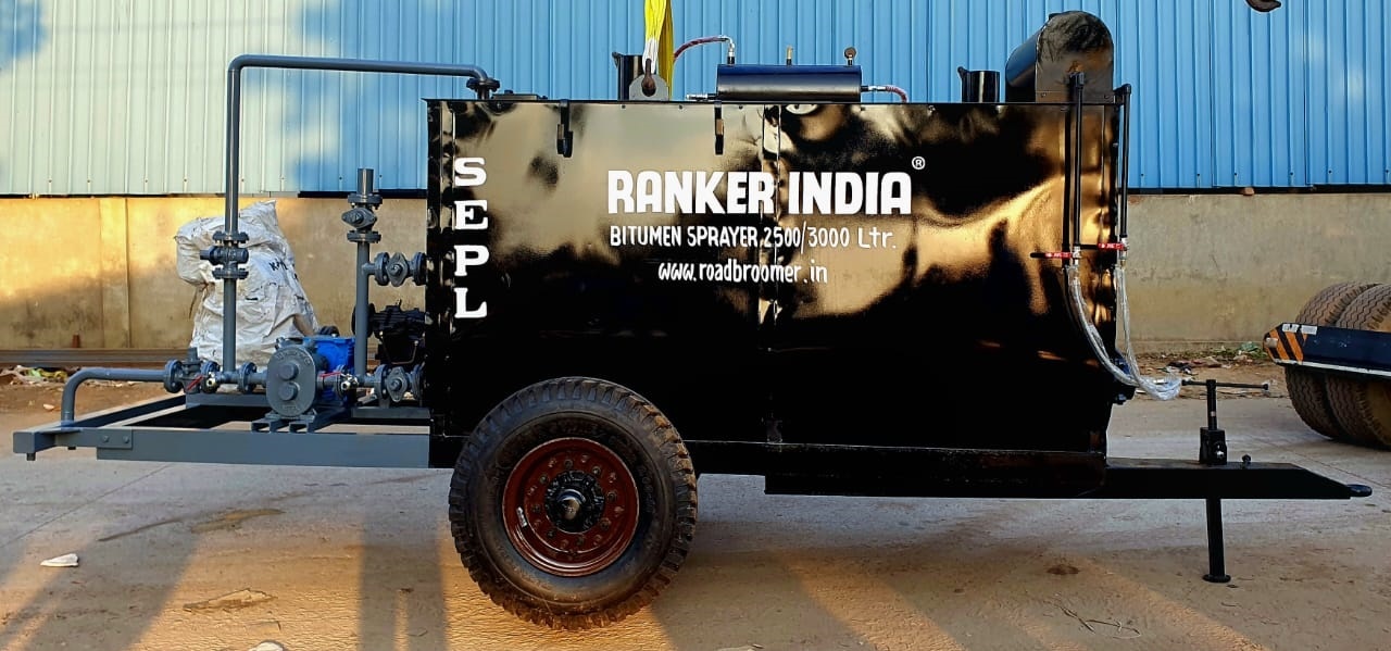 Bitumen Emulsion Sprayer - Automatic Operation, Human Machine Interface Cooling System | Efficient Road Construction Solution