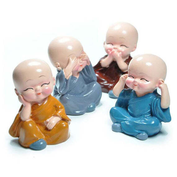 Baby Buddha 4pc And Show Piece Used For House