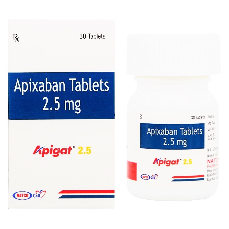 Apigat 2.5mg Tablet - Drug Type: General Medicines
