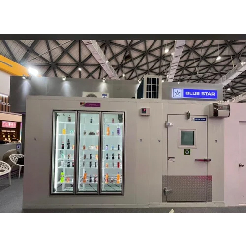 Commercial Cold Storage System - Galvanized Iron, Various Sizes Available, White Finish | Designed for Cold Climate, Durable and Reliable for Food Industry Use