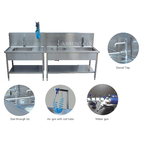 Industrial Air Gun Water Gun Set - Material: Ss