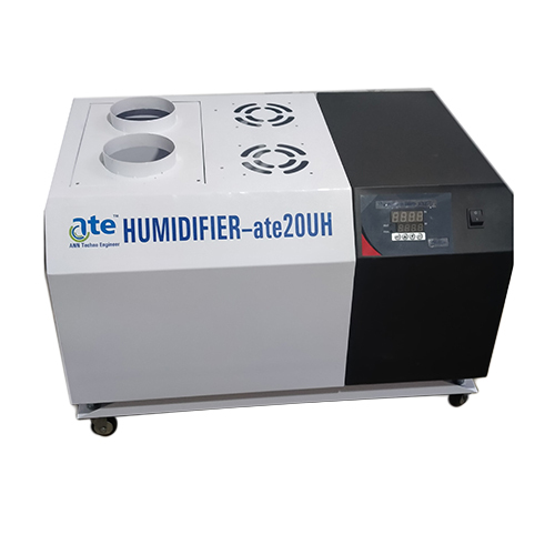 Ultrasonic Humidifier - 20 Kg/hr Capacity, 1000x750x600 Mm Dimensions, Black And White Color | Auto Control, Humidity Display, Intelligent Controller