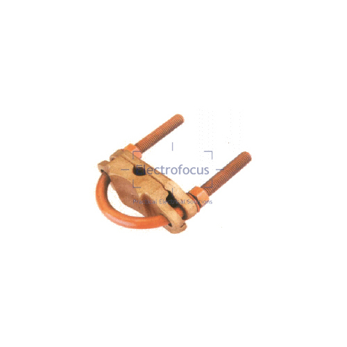 Pub Type U Bolt For Rigid Pipe And Cable - Color: Golden