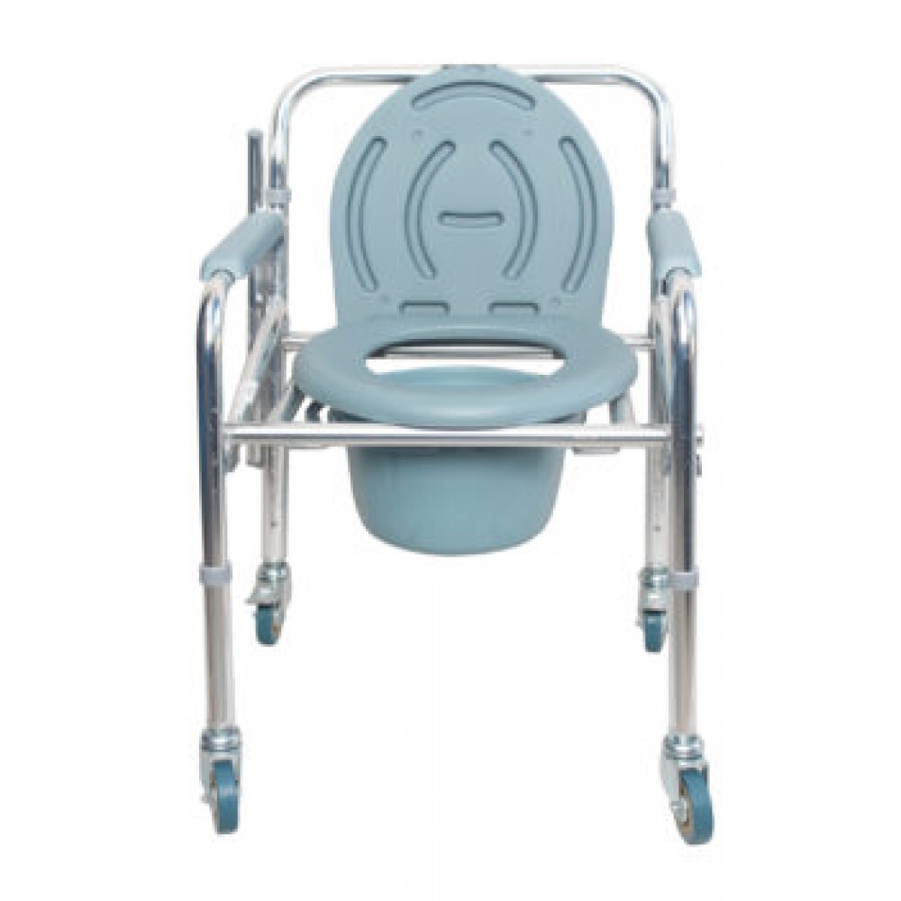 Karma Rainbow 11 Commode Chair - Foot Rest Material: Aluminum